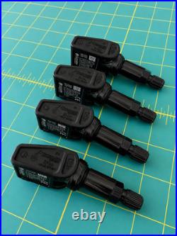 Brand New Set of Four (4) OEM Genuine Mercedes TPMS for GLS 2015-2025 Black Stem
