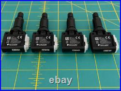 Brand New Set of Four (4) OEM Genuine Mercedes TPMS for GLS 2015-2025 Black Stem