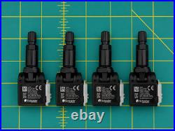 Brand New Set of Four (4) OEM Genuine Mercedes TPMS for GLS 2015-2025 Black Stem