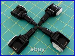 Brand New Set of Four (4) OEM Genuine Mercedes TPMS for GLS 2015-2025 Black Stem