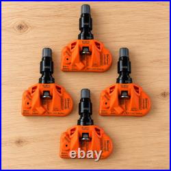Brand New Set of Four (4) OES/OEM BMW TPMS 36106887147 Black Stem