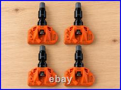 Brand New Set of Four (4) OES/OEM BMW TPMS 36106887147 Black Stem