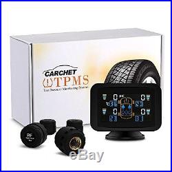 CARCHET TPMS Tire Pressure Monitoring Intelligent System+4 External Sensors LCD