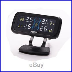 CAREUD U903 Car Wireless LCD TPMS Tire Pressure Monitor System with 4 NF Sensors