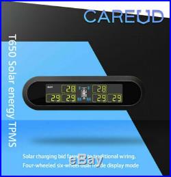 CAREUD Wireless Tire Pressure Monitor System TPMS with 6 Sensor for Car RV Truck