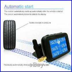 CAREUD Wireless Truck Bus Tire Pressure Monitor System TPMS & 6 External Sensors