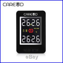 Car Auto TPMS Tire Pressure Monitoring System Wireless 4 Sensors LCD For Toyota