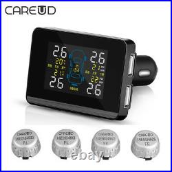 Car Auto Wireless TPMS Tire Pressure Monitoring System with 4 External Sensors