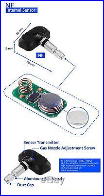 Car Cigarette Lighter TPMS Tire Pressure Monitor System+4 Internal Sensors