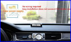 Car Solar Wireless TPMS Tire Pressure LCD Monitoring System + 4 External Sensors