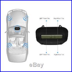 Car TPMS Tire Tyre Pressure Monitor System Wireless + 4 Sensors Sunshade