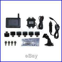 Car TPMS Tyre Pressure Monitoring System 6 External Sensor 0-188.5psi