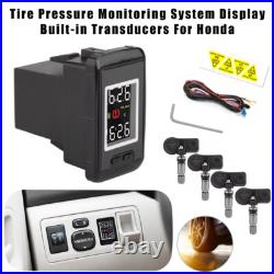Car Tire Pressure Monitoring System Display Built-in Transducers For Honda