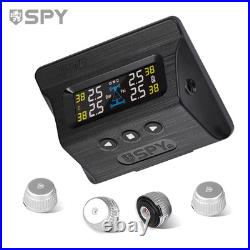 Car Tire Pressure Monitoring System with 4 External Sensor Car Solar Power TPMS