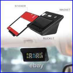 Car Tire Pressure Monitoring System with 4 External Sensor Car Solar Power TPMS
