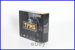 Car Truck Tire Pressure Monitor System TPMS Solar&USB Charge with6 External Sensor