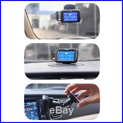 Car Wireless RV TPMS Tire Pressure Monitoring System + 6 Sensor LCD Display