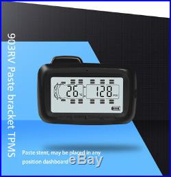 Digital TPMS Tyre Pressure Monitoring System 8 Sensors + Repeater For RV Truck