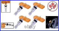 Durable TPMS Sensor Aluminum Stem Tire Pressure Sensors for Cars Pack of 4