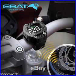 EBAT ET-900AE TPMS MotorBike Motorcycle DIY Tire Pressure Monitoring 2 Sensors