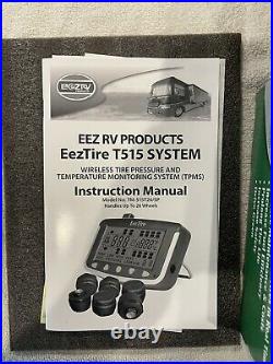 EEZ RV EezTire T515 Tire Pressure Monitor system 10 TPMS Sensors