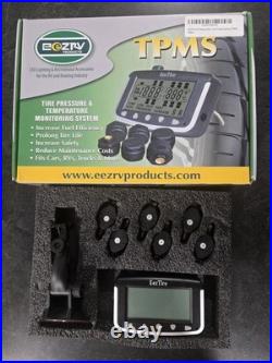 EEZ RV Products TPMS Tire Pressure & Temperature Monitoring System + 6 Sensors