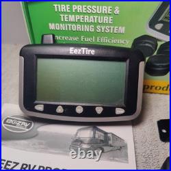 EEZ RV Products TPMS Tire Pressure Temperature Monitoring System 8 Sensors READ