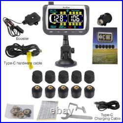 EEZTire-TPMS Real Time Tire Pressure Monitoring System 10AT Sensors with Booster