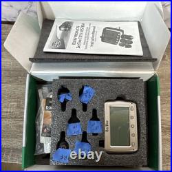 EEZTire-TPMS Tire Pressure Monitoring System with10 Sensors for RV+Towed Vehicle