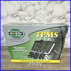 EEZTire-TPMS Tire Pressure Monitoring System with10 Sensors for RV+Towed Vehicle