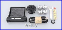 Easyguard Wireless Solar Car Tire Pressure Monitor System TPMS 4 External Sensor