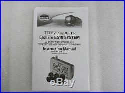 Eezrv TIRE PRESSURE & TEMPERATURE MONITORING SYSTEM 4 AntiTheft Sensors (TPMS4)