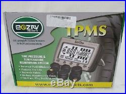 Eezrv TIRE PRESSURE & TEMPERATURE MONITORING SYSTEM 4 AntiTheft Sensors (TPMS4)