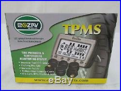 Eezrv TIRE PRESSURE & TEMPERATURE MONITORING SYSTEM 4 AntiTheft Sensors (TPMS4)