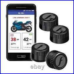 FOBO Bike 2 Smart Tire Pressure Monitoring System Monitor with 2 Pair Sensor