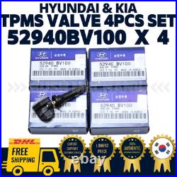 GENUINE OEM Hyundai Kia TPMS Valve 4PCs Set 52940BV100 H1 Staria Niro Carnival