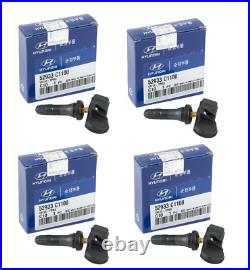 GENUINE Tire Pressure Sensor TPMS 4pcs for 2015-2021 HYUNDAI KIA 52933C1100
