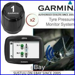 Garmin Tyre Pressure Sensor Monitor System x2For Zumo 590LM-595LM GPS Sat Nav