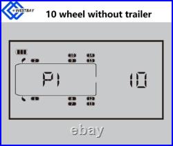 Genuine 10 tyre Truck TPMS Tire Pressure Monitoring System with 10 Cap tpms Sensor