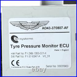 Genuine Aston Martin Tpms Tire Pressure Sensor Oem New Ad43-370807-af
