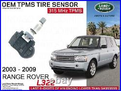 Genuine Factory OEM Land Rover LR086929 TPMS Tire Pressure Monitoring Sensor
