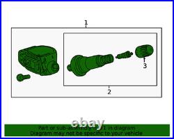 Genuine GM Tire Pressure Indicator Sensor 13540599