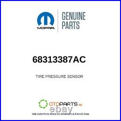 Genuine Mopar 2016-2020 Jeep Grand Cherokee Tire Pressure Sensor 68313387AC