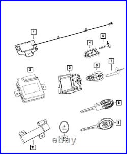 Genuine Mopar Tire Pressure Monitoring System Receiver 68245484AE