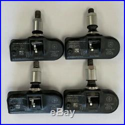 Genuine Set Of 4 Jaguar XF X250 TPMS Valve Tyre Pressure Sensors