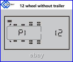 Genuine TPMS 12 tyre tpms sensor system with External Sensors for heavy truck
