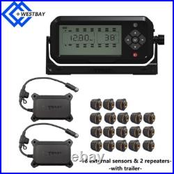 Genuine TPMS 18 External Sensor Tire Pressure Monitoring System for heavy truck