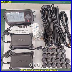 Genuine TPMS 22 External Sensor Tire Pressure Monitoring System for heavy truck