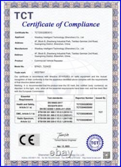 Genuine TPMS 8 External Sensor Tire Pressure Monitoring System for heavy truck