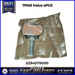 Genuine? TPMS Valve 4PCS 52940T6000 for Hyundai Genesis G80 GV70 GV80